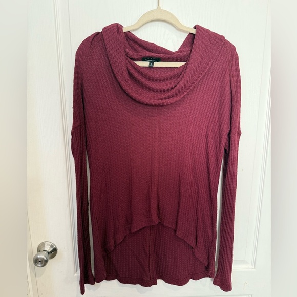 Lucky Brand Sweaters - Lucky Brand burgundy Cowl Neck Sweater
